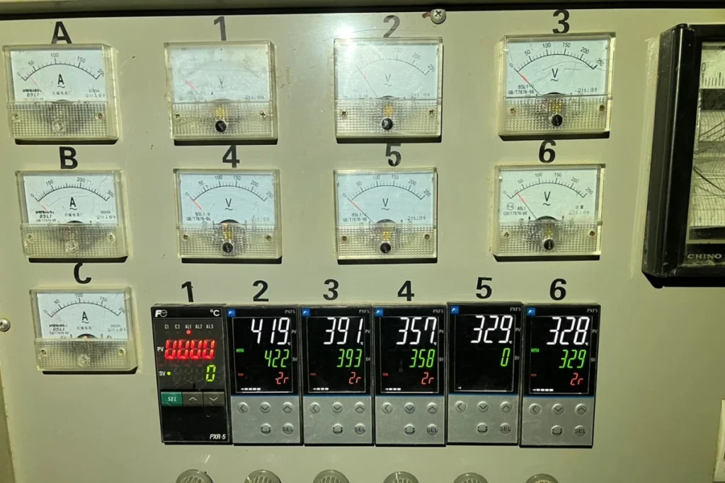 PWHT heat treatment temperature control panel used for pipeline heating in Iraq