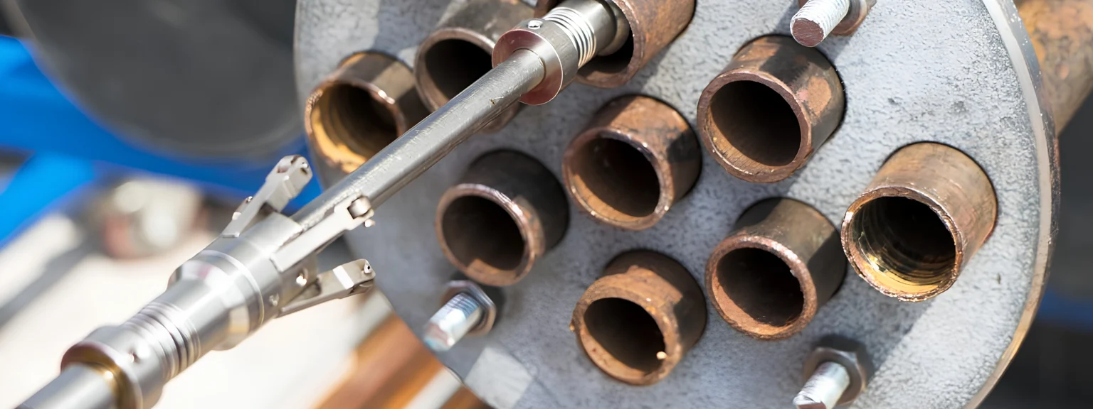 IRIS inspection of heat exchanger tubes in Iraq by MIQIAS