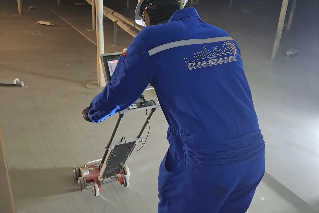 Magnetic Flux Leakage tank inspection in Iraq by MIQIAS