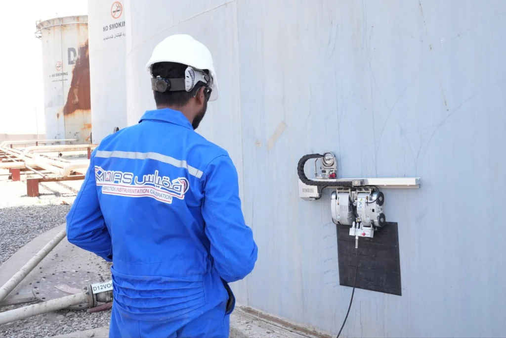 NAVIC automated pipeline weld inspection services in Iraq by MIQIAS